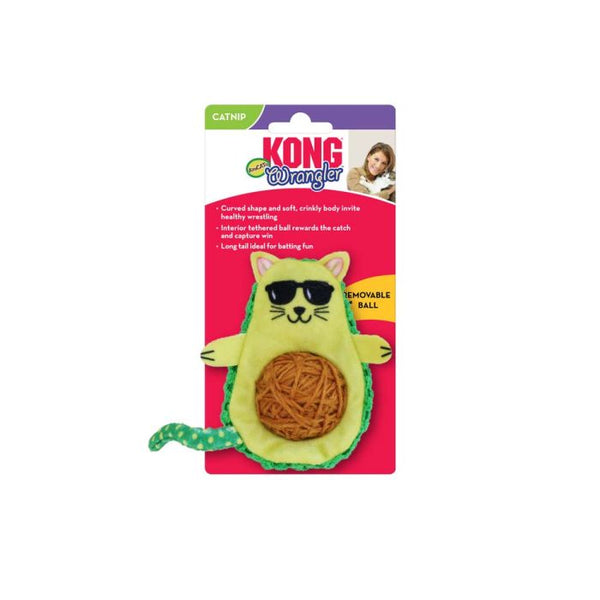 kong wraggler avocato - cat toy