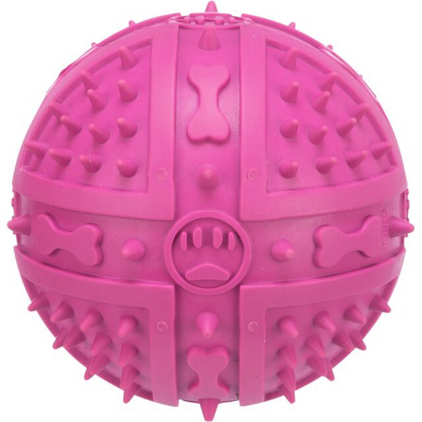 trixie natural rubber ball with sound
