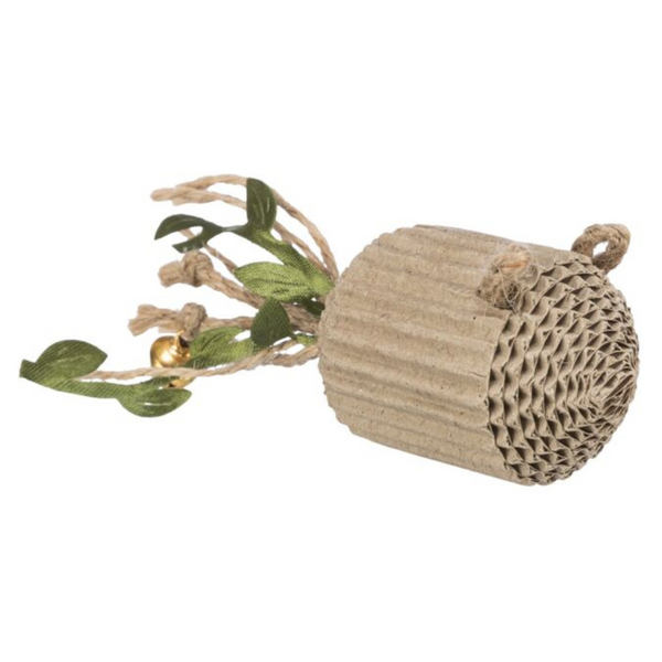 mouse hemp cat toy with tassels & bell
