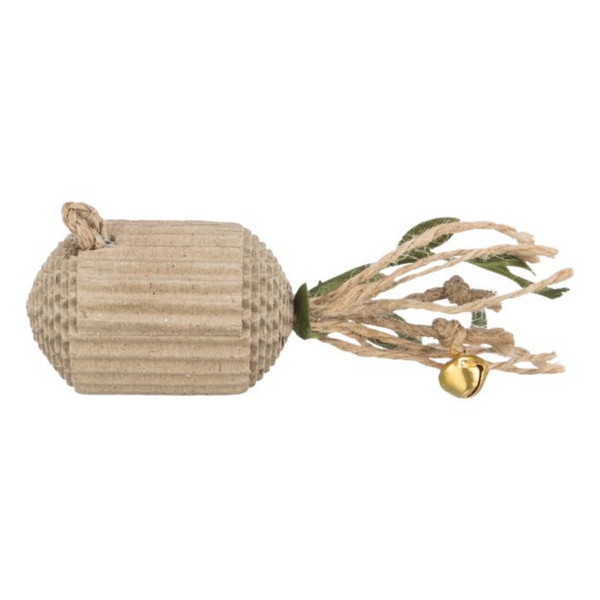 mouse hemp cat toy with tassels & bell