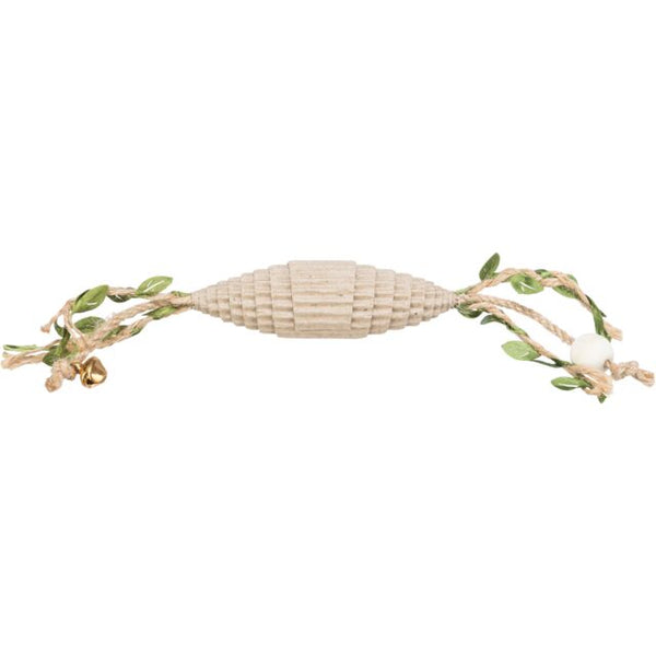 rugby ball hemp cat toy