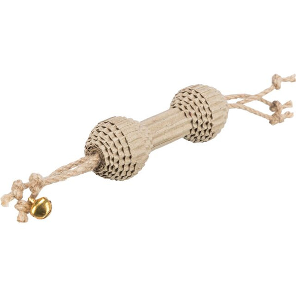dumbbell hemp cat toy