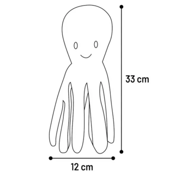 tufflove octopus antique pink