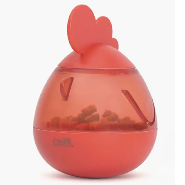 catit pixi treat dispenser - self-righting