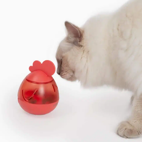 catit pixi treat dispenser - self-righting