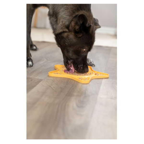 trixie lick 'n' snack mat - star