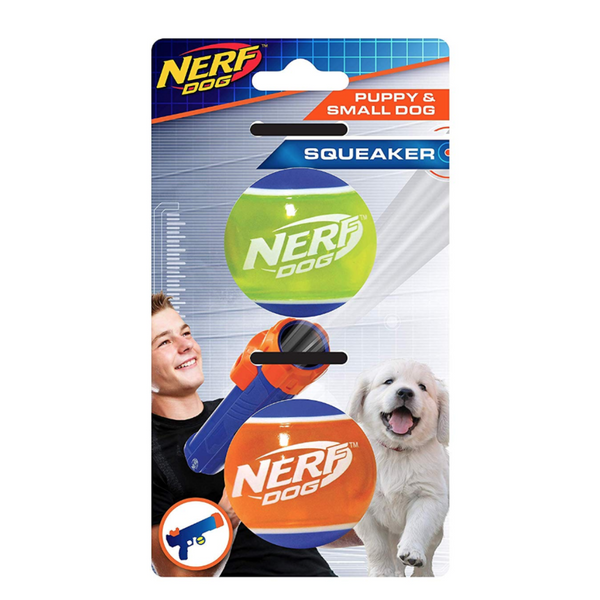 nerf dog tpr tennis balls - small dogs and puppies
