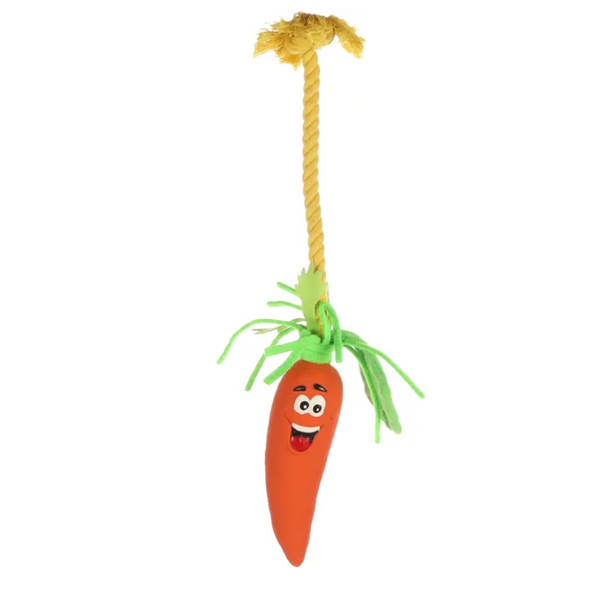 flamingo xibor carrot - rope toy