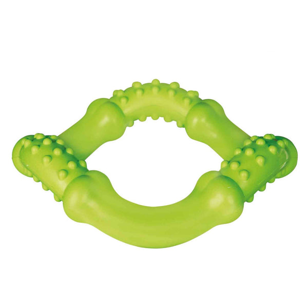 aqua dog toy - wavy ring