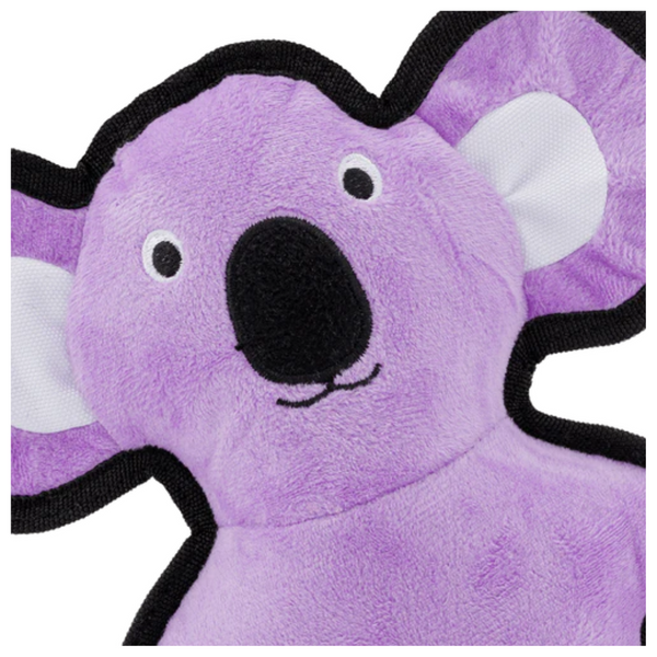 beco - recycled rough & tough - dog toy - medium - koala