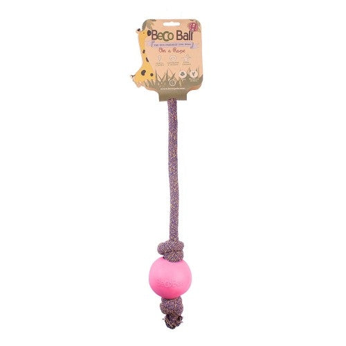 beco - ball on rope - pink