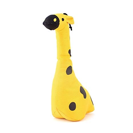beco recycled soft dog toy - giraffe