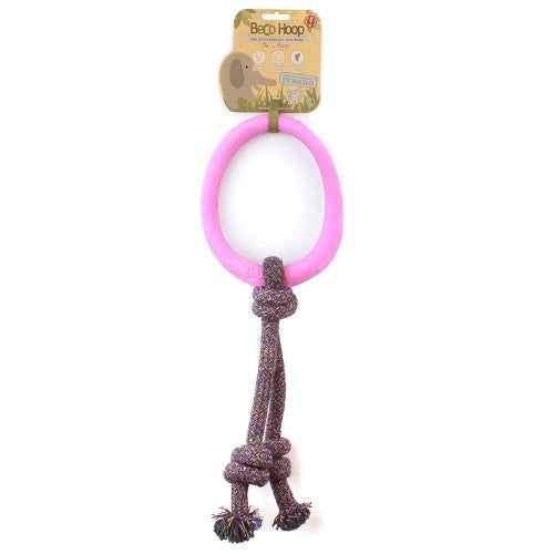 beco - hoop on rope - pink