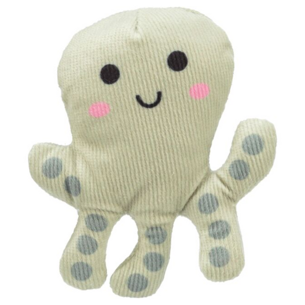 catnip cat toy -  plush octopus 10cm