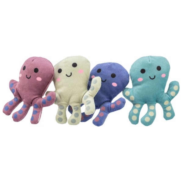 catnip cat toy -  plush octopus 10cm