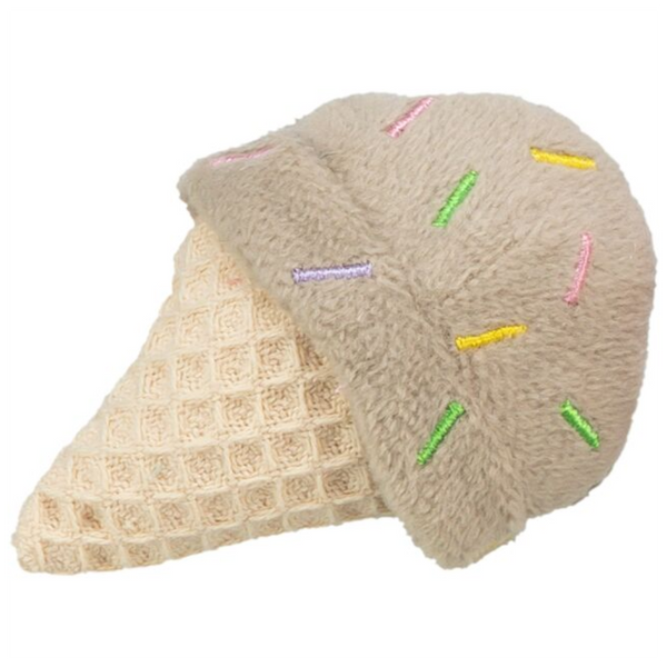 catnip plush cat toy - ice cream or cupcake - 1 piece