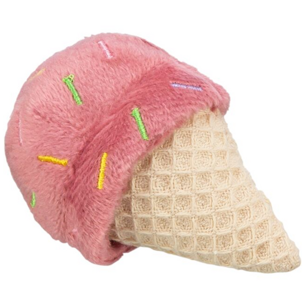 catnip plush cat toy - ice cream or cupcake - 1 piece