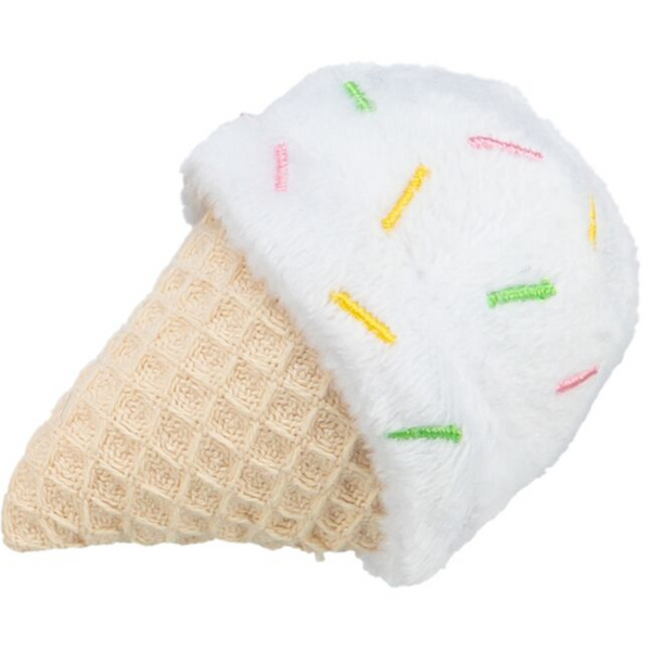 catnip plush cat toy - ice cream or cupcake - 1 piece