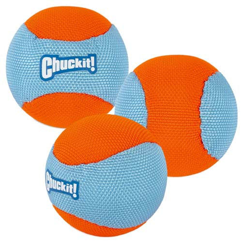 chuckit! dog toy - amphibious floating balls - 3 pack