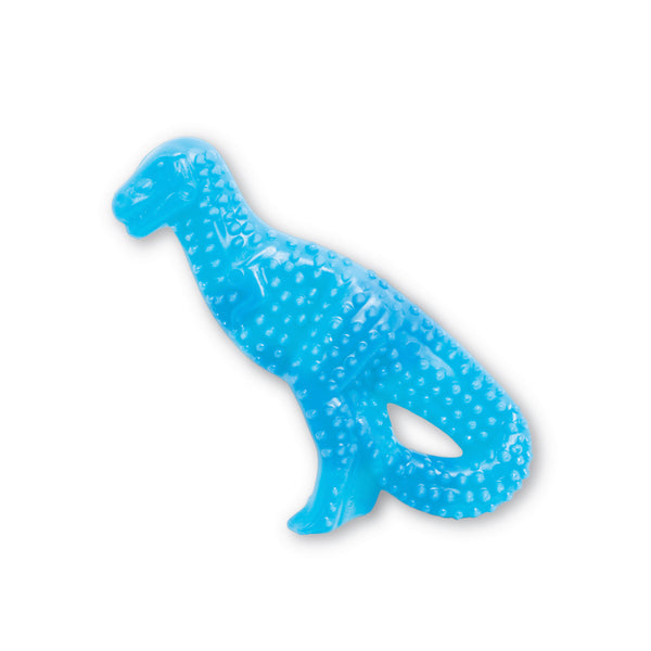 nylabone teething puppy dental dino chew toy - s
