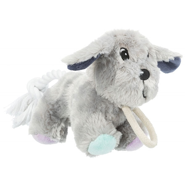 trixie junior soft dog with rope