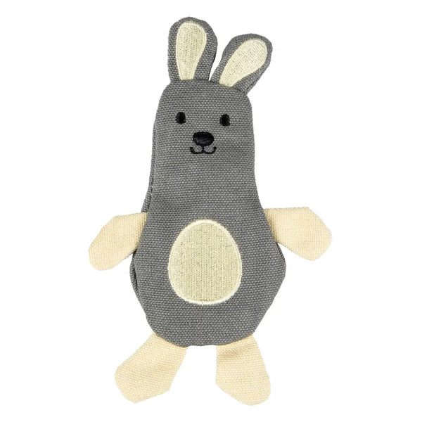 natural fun rabbit cat toy with catnip