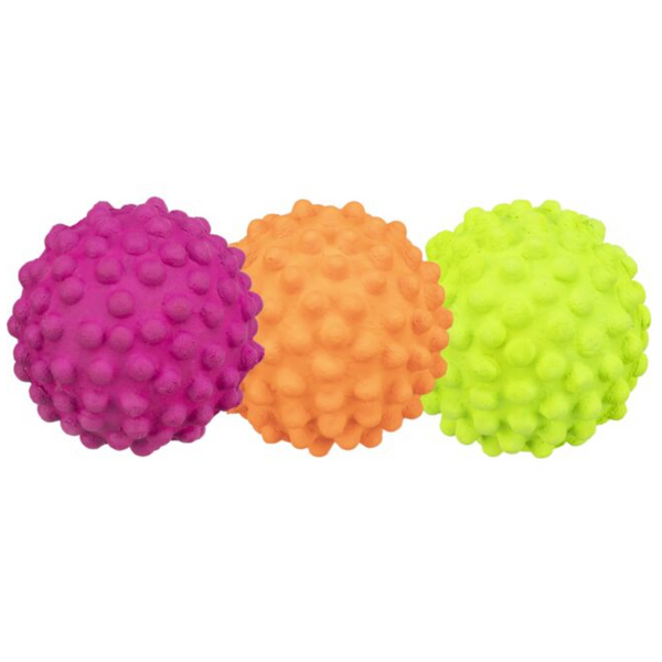 neon hedgehog ball, foam rubber, floatable