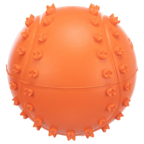 trixie natural rubber ball with sound