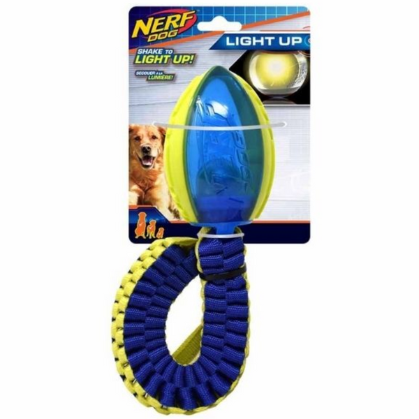 nerf dog - led nitro blitz football with tail