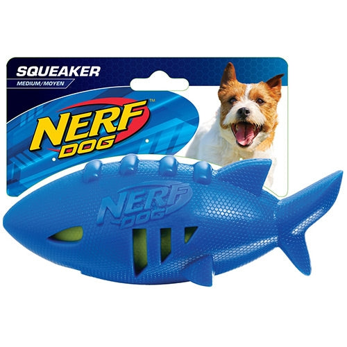 nerf dog super soaker shark football