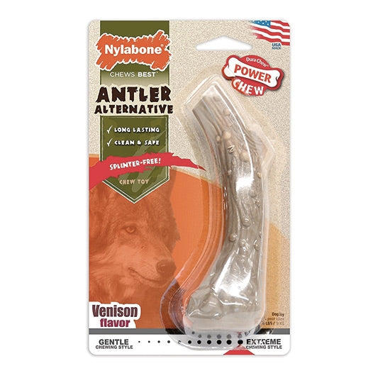 nylabone extreme chew antler venison