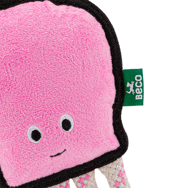 beco dog toy - recycled rough & tough octopus