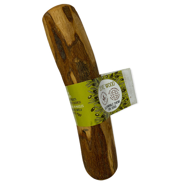 olive wood dog chew