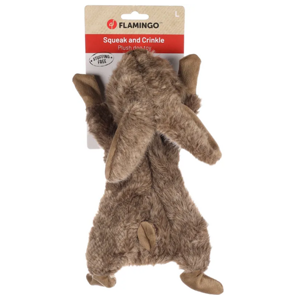 stuffing free dog toy - forre rabbit