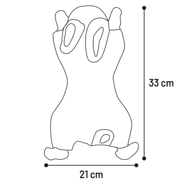 stuffing free dog toy - forre rabbit